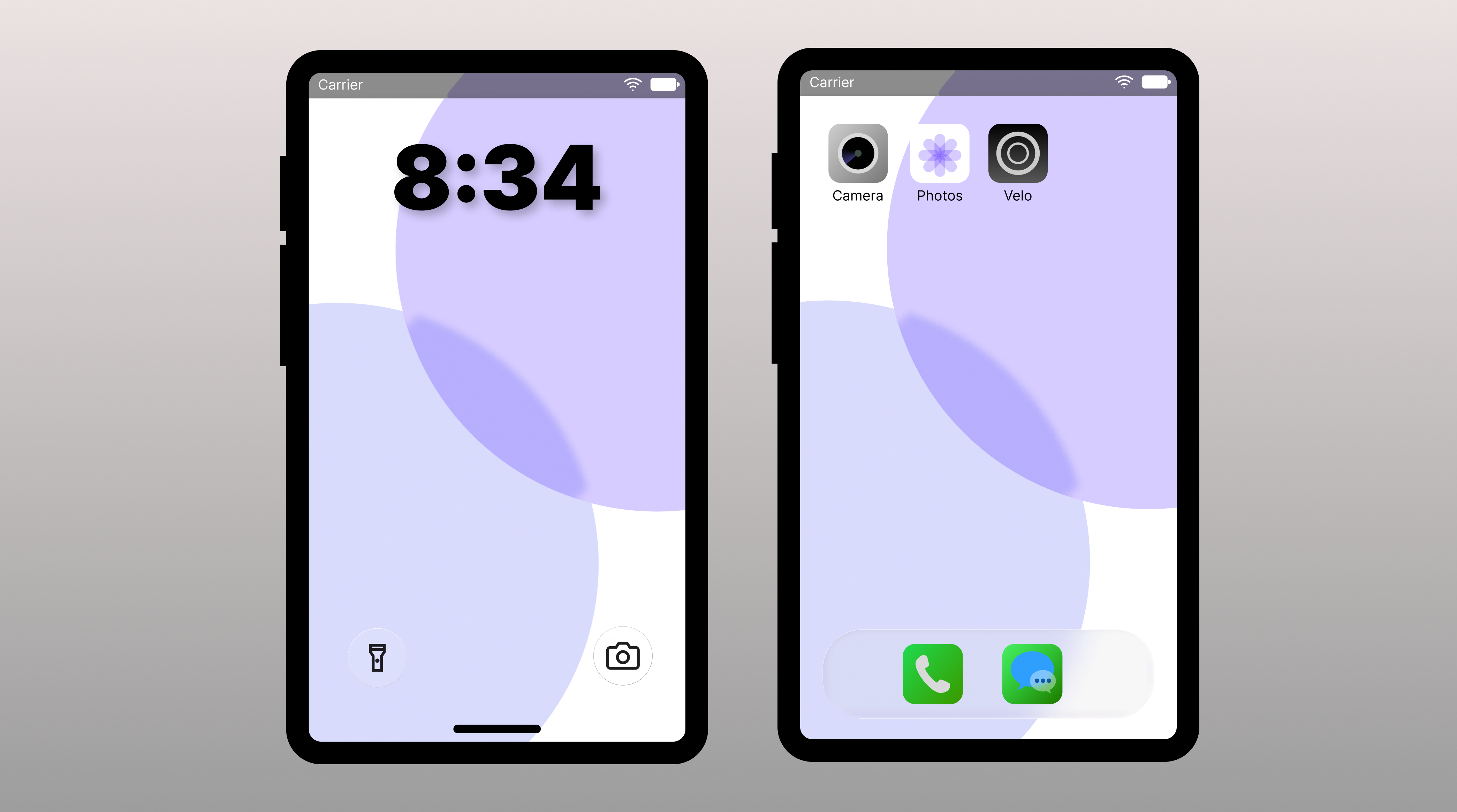 Prototype Screenshots of the UI